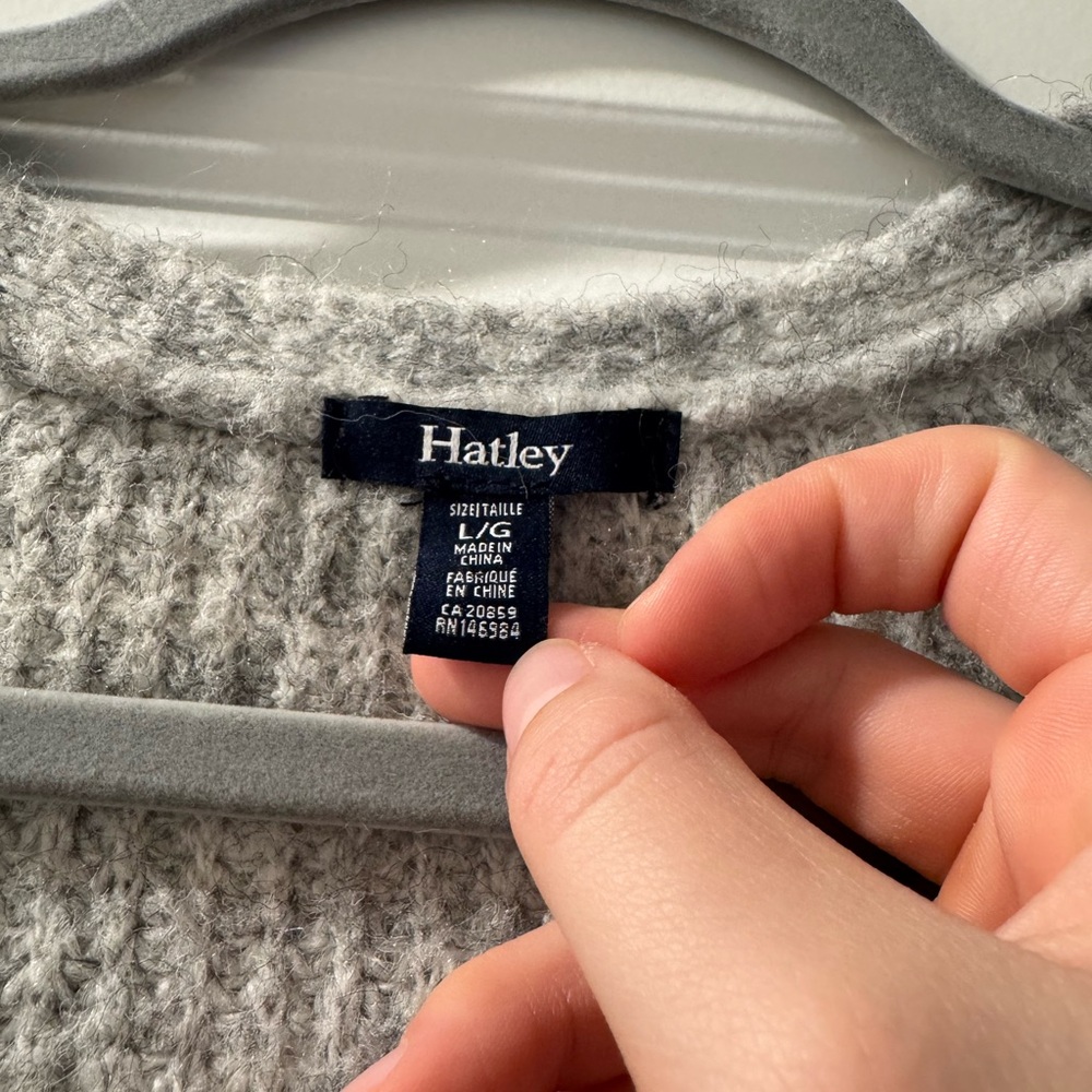 Gray Knit Sweater - Picture 3 of 3